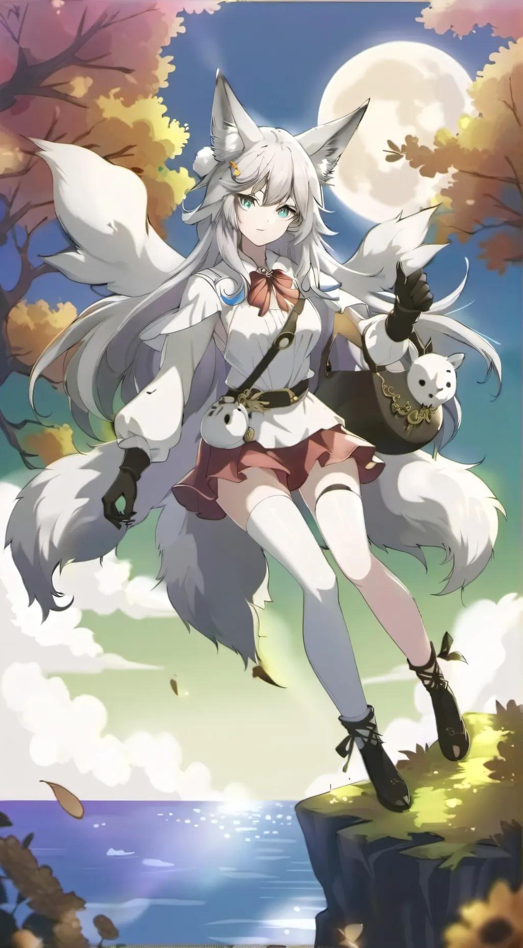 ai character: Aria background