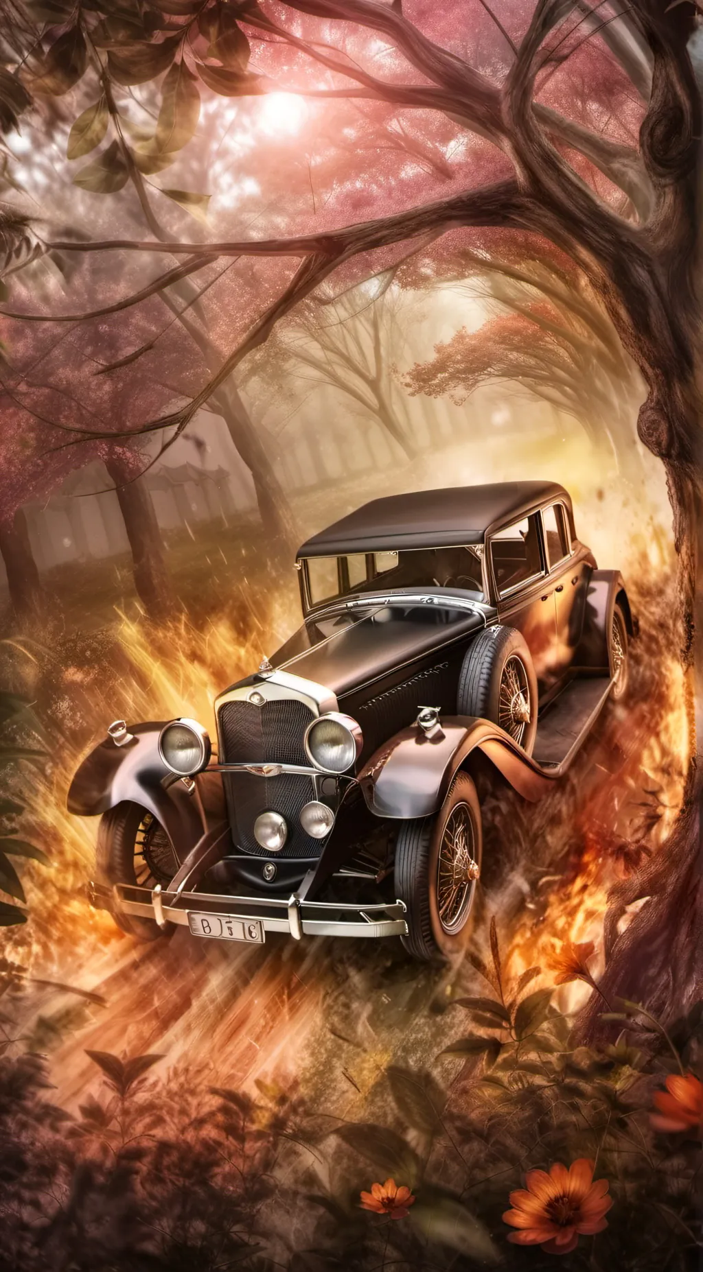 ai character: Pokémon road trip background