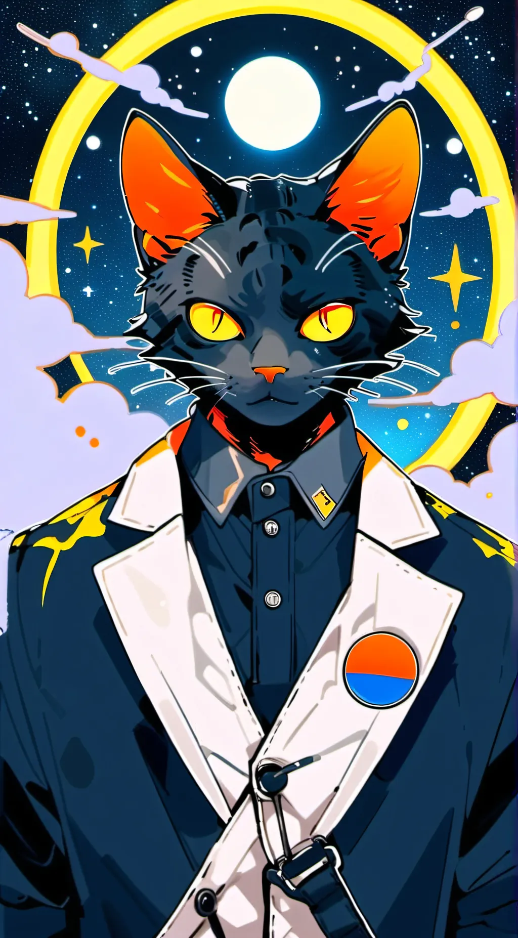 ai character: Solar!  background