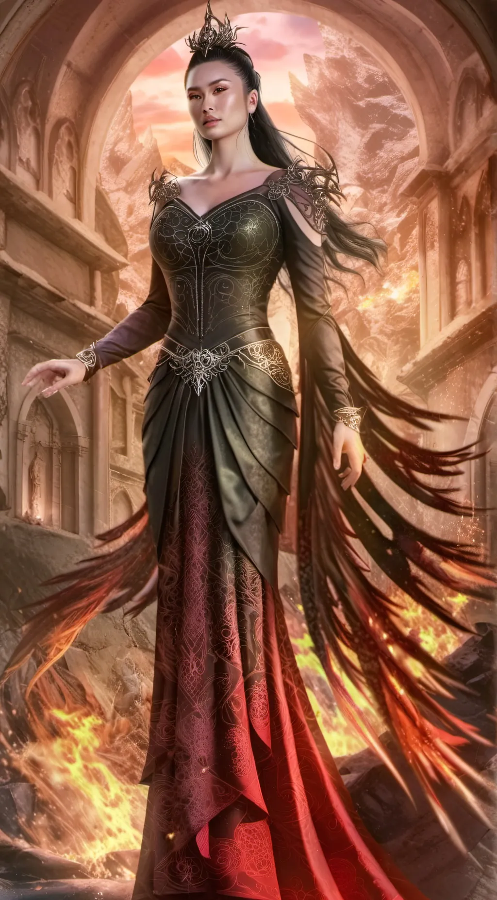 ai character: Pirena background