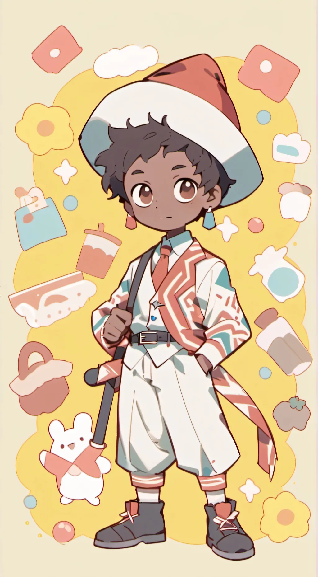 ai character: spillage village  background