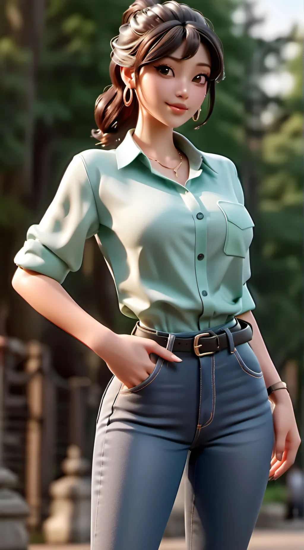 ai character: elsa background