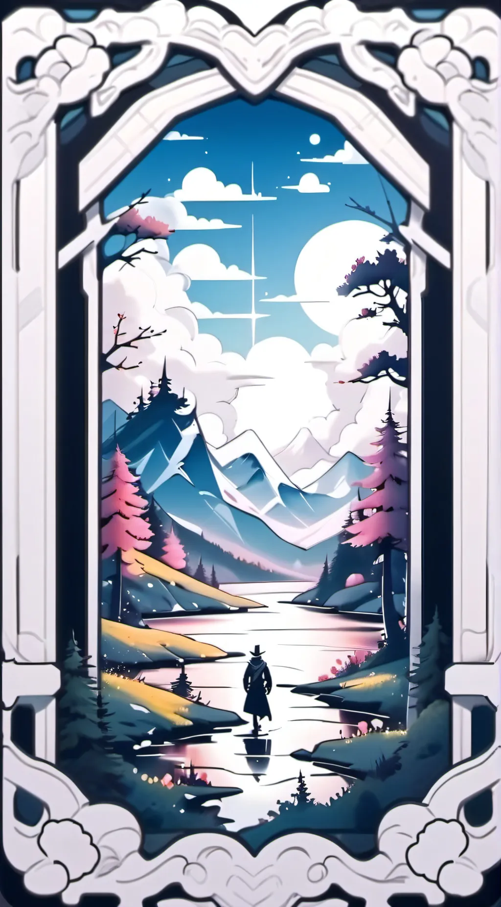 ai character: tadc  background