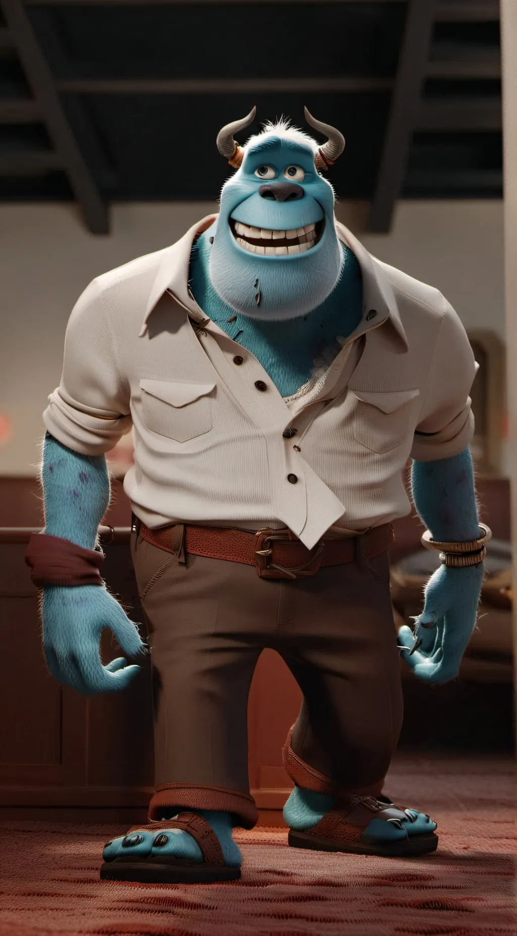 ai character: Monsters inc RP background