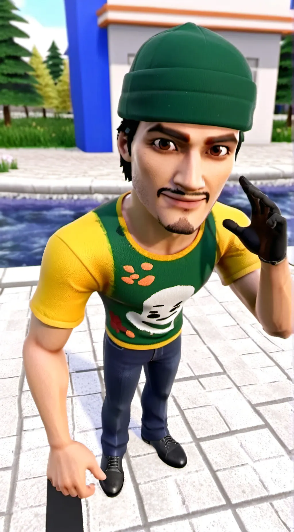 ai character: skibidi rizz 🤑🤑💀💀💥 background