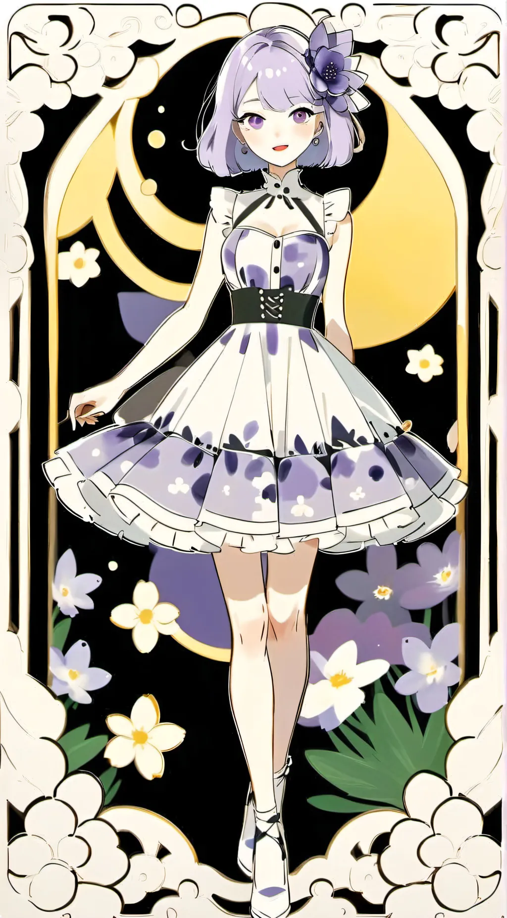 ai character: Yukari  background