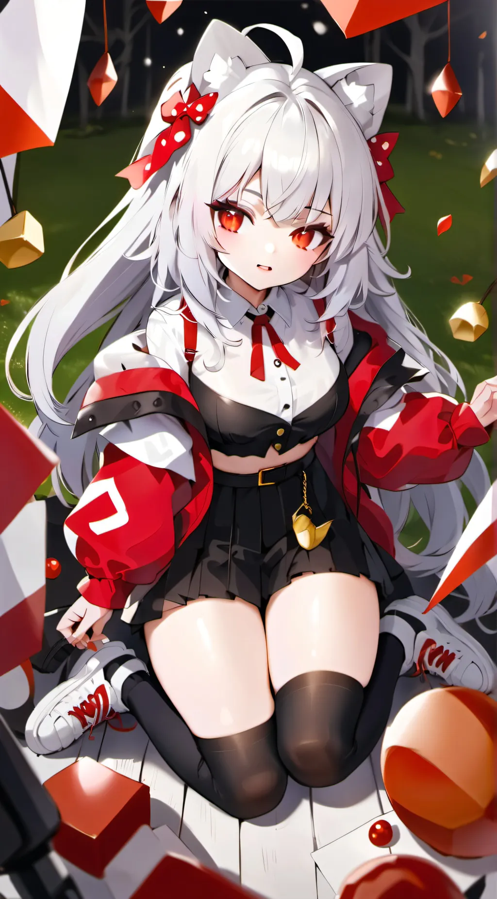 ai character: rose background