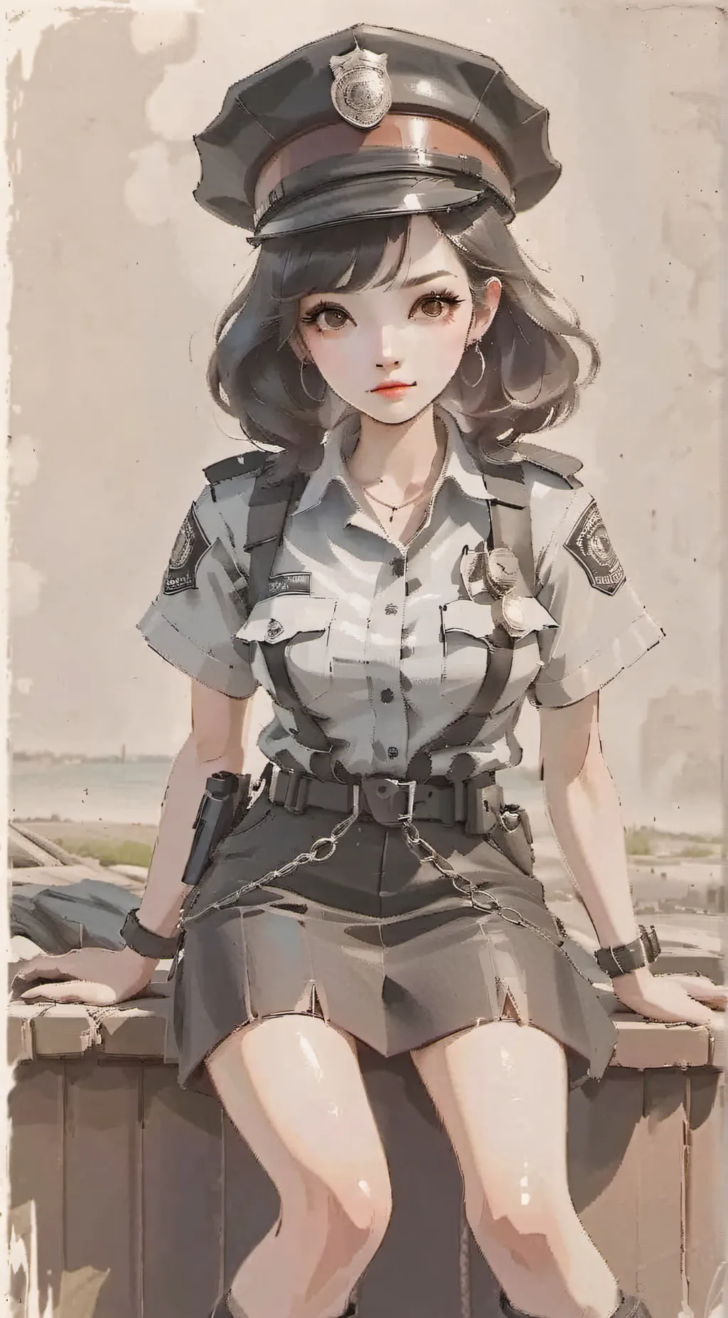 ai character: Police officer background