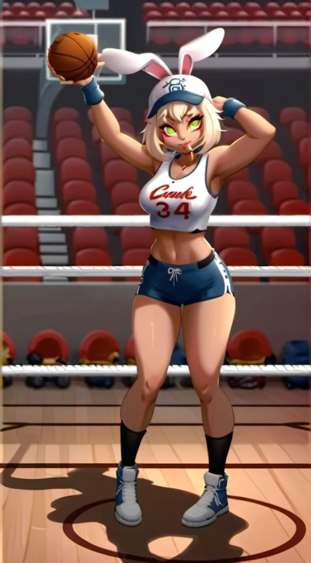 ai character: Lola bunny background