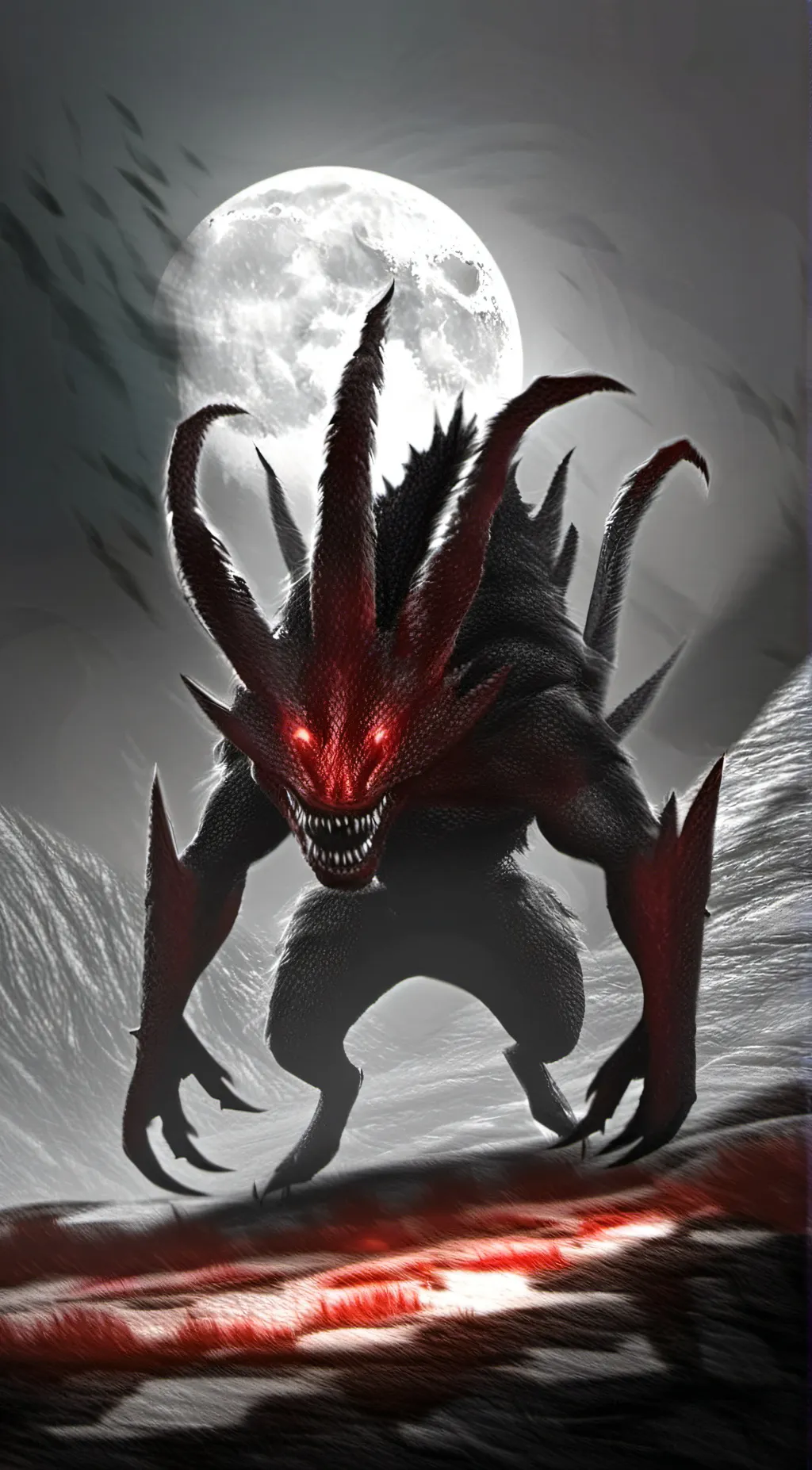 ai character: the dark forest  background