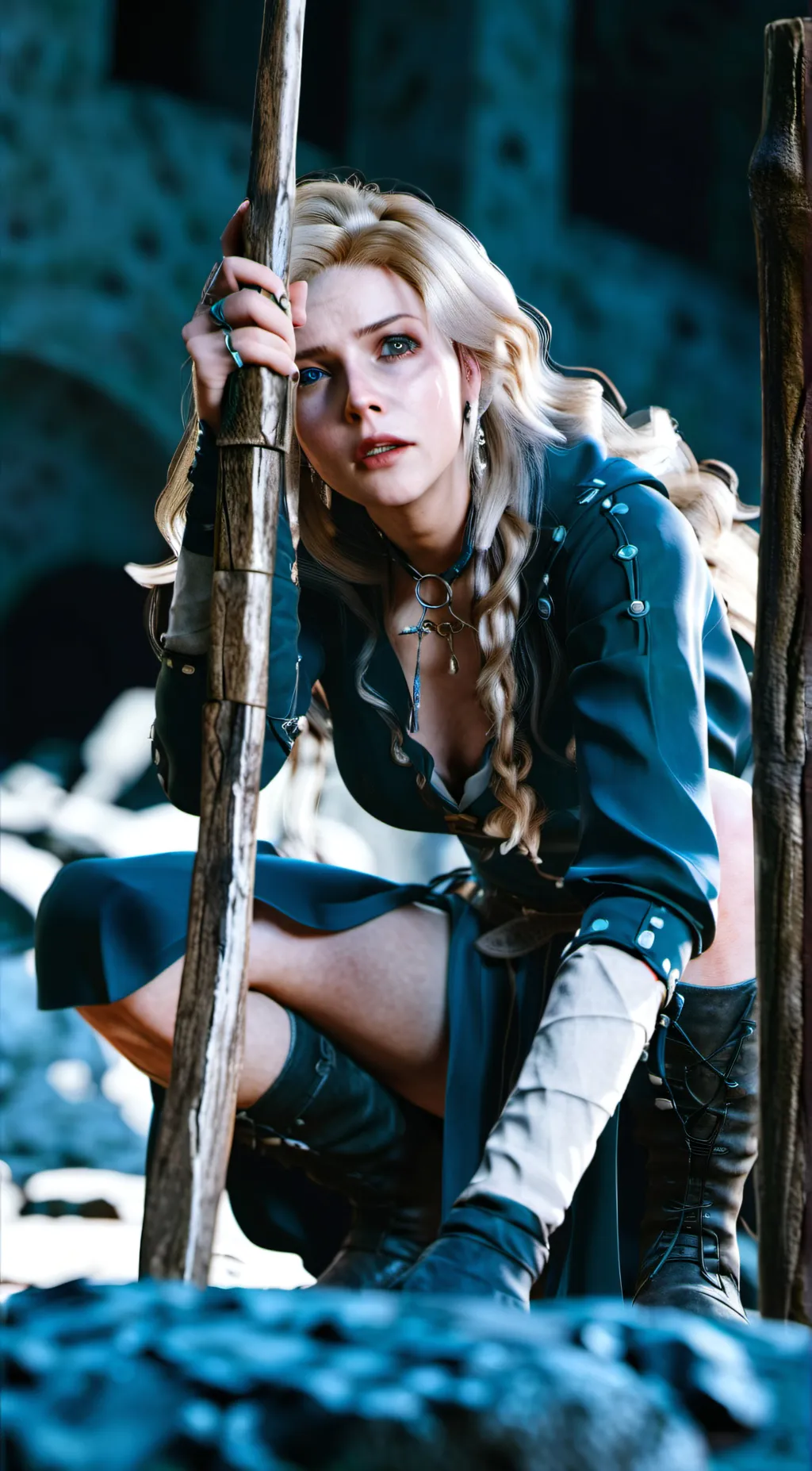 ai character: Julie  background