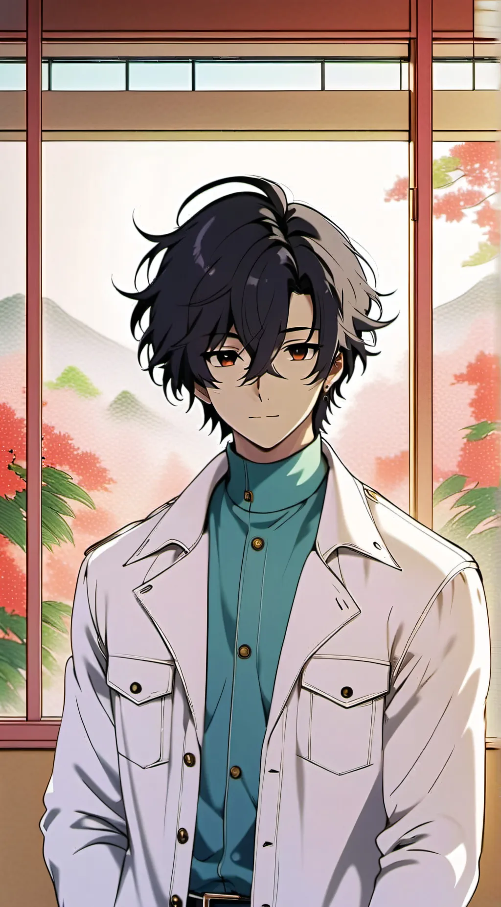 ai character: Lucas  background