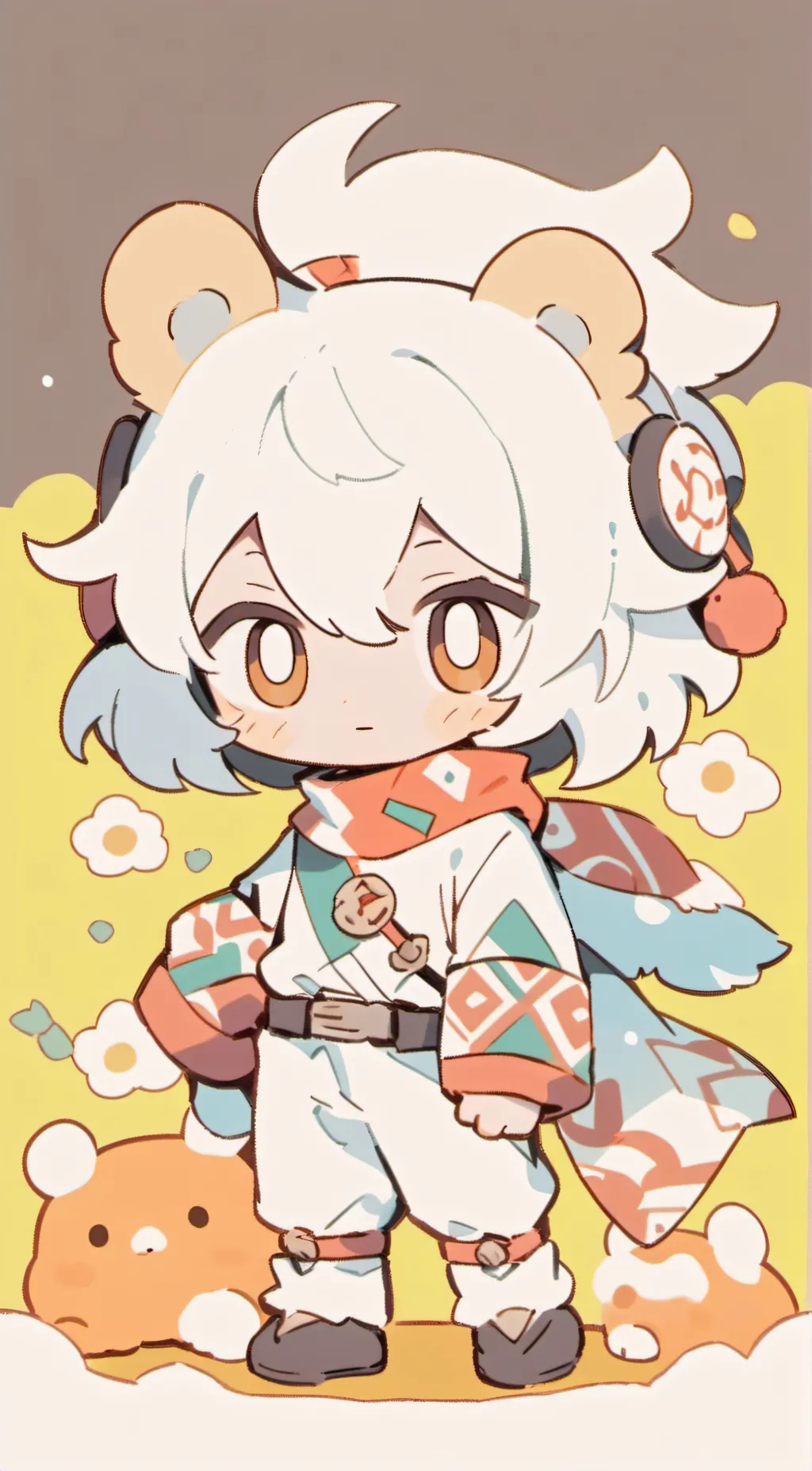 ai character: Engle javans  background