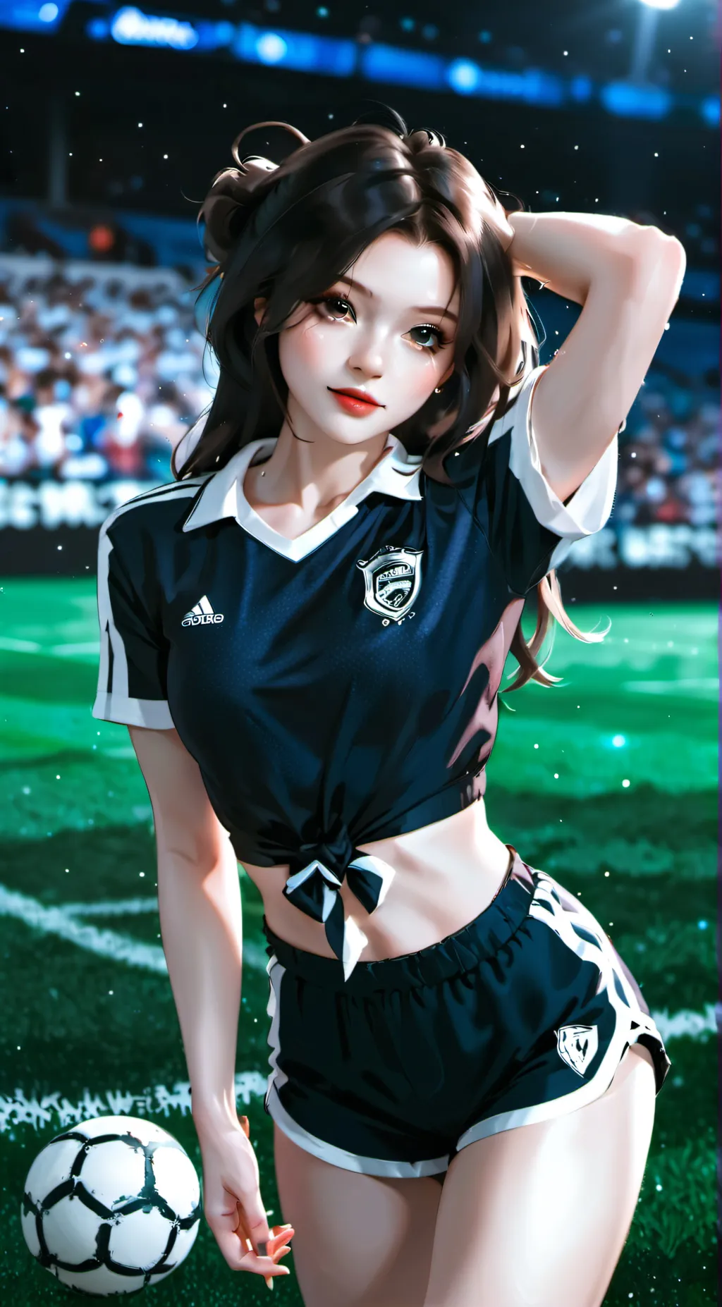 ai character: Alexia Putellas background