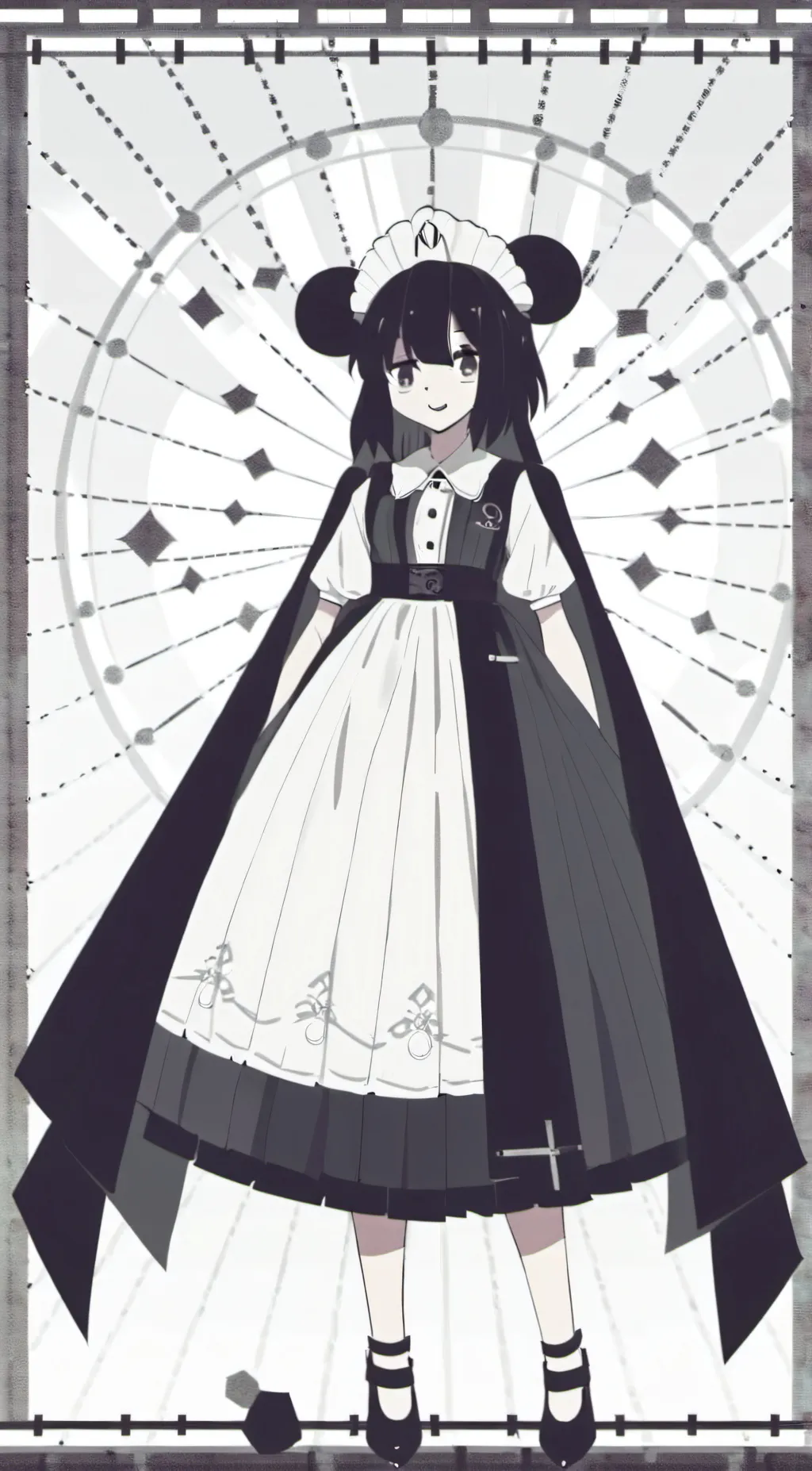 ai character: miss circul  background