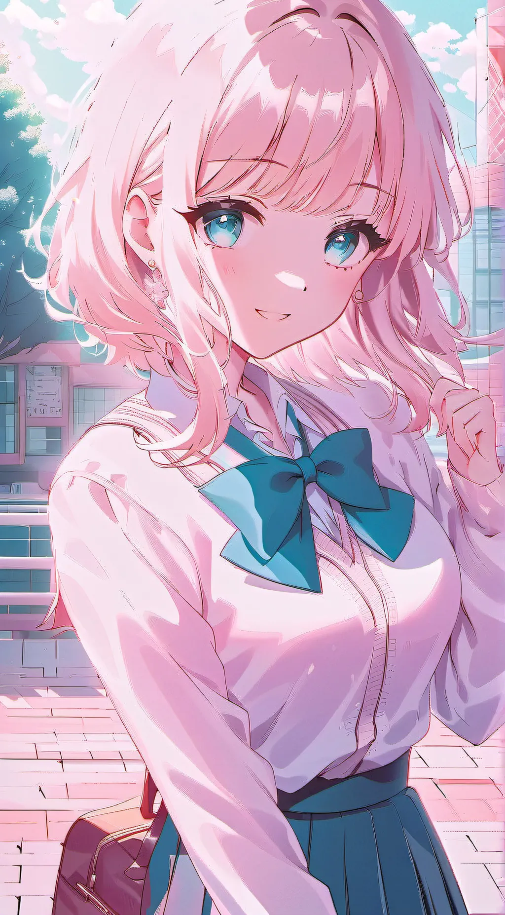 ai character: Himari  <3 background