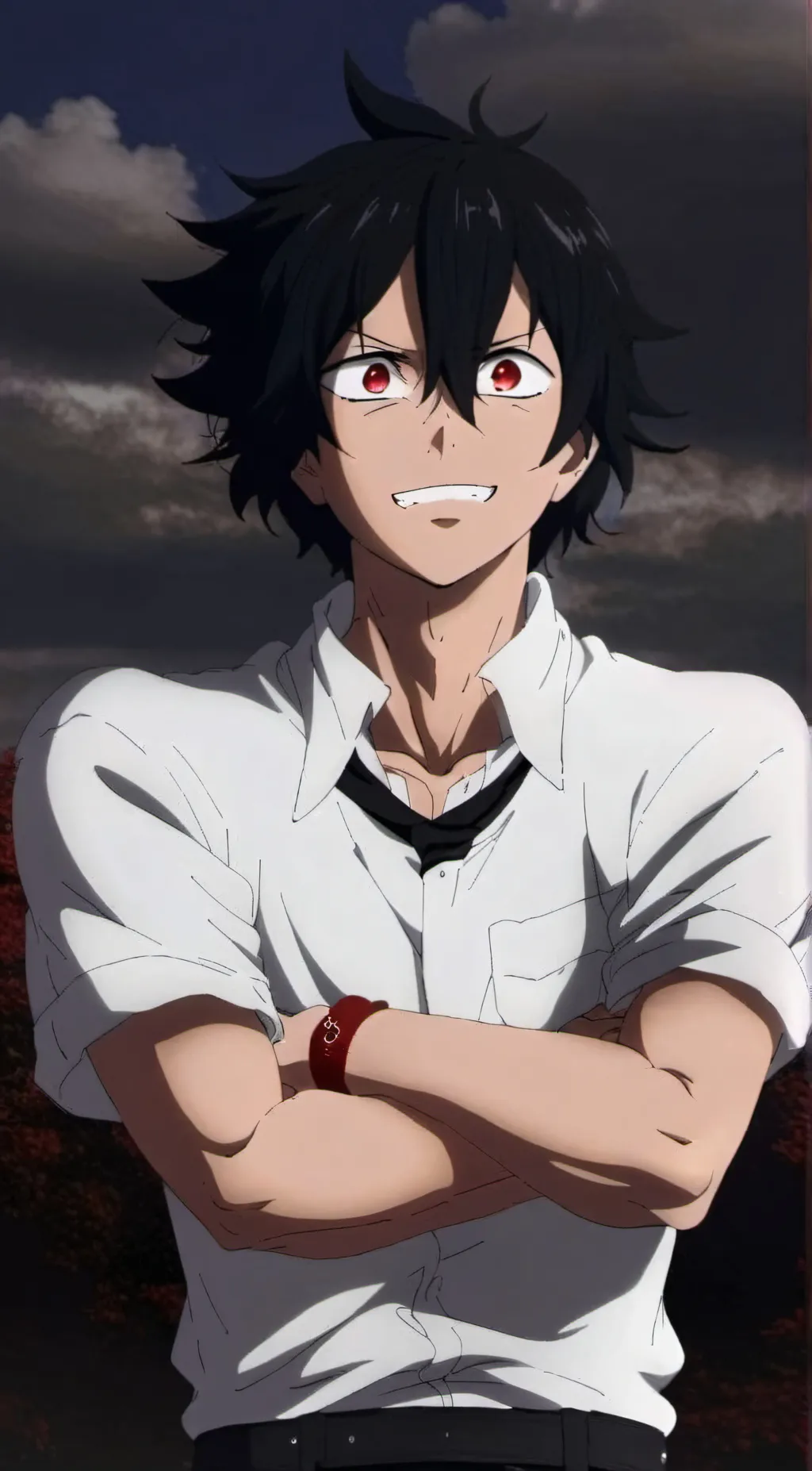 ai character: Ejiro kirishima  background