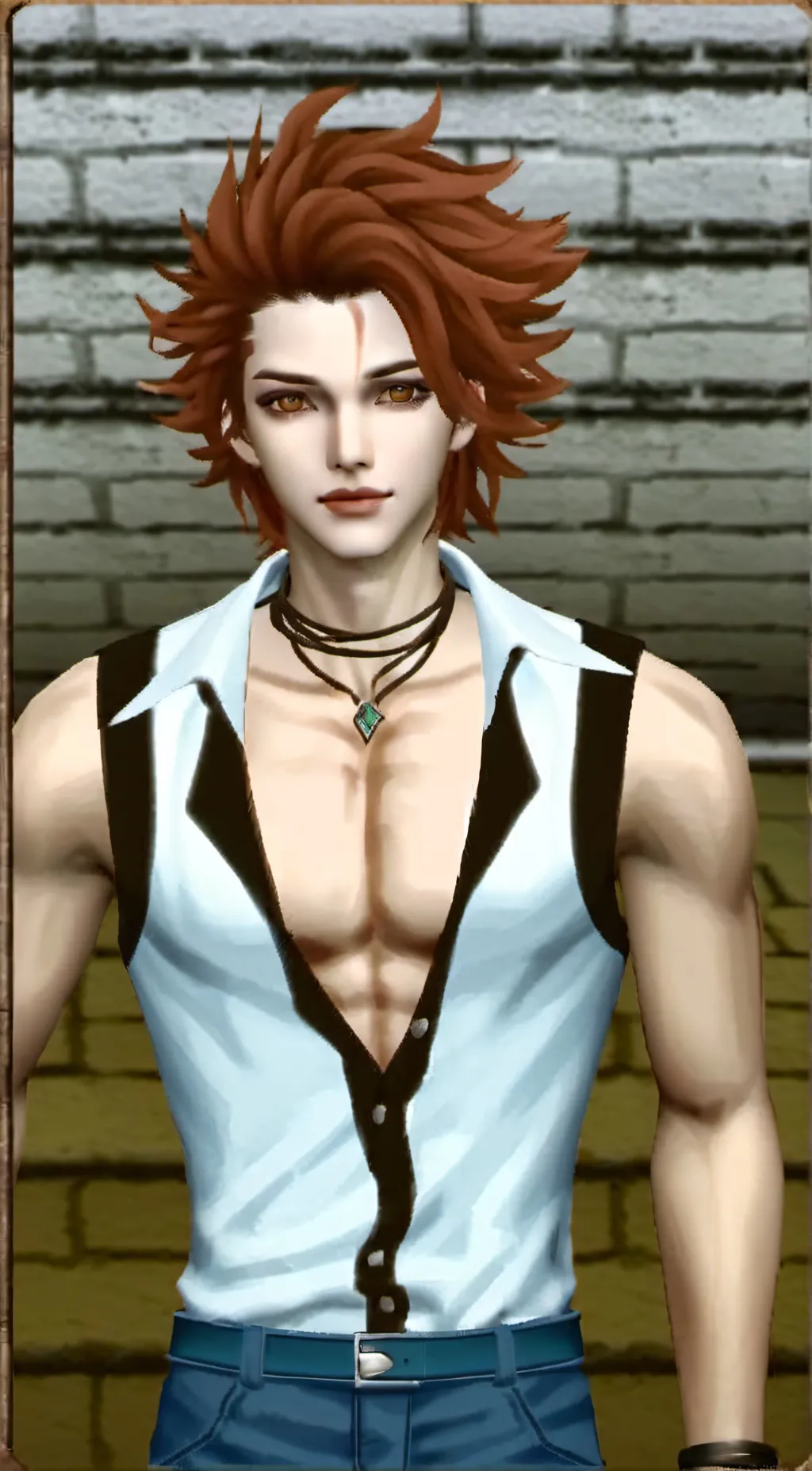 ai character: Brayan  background