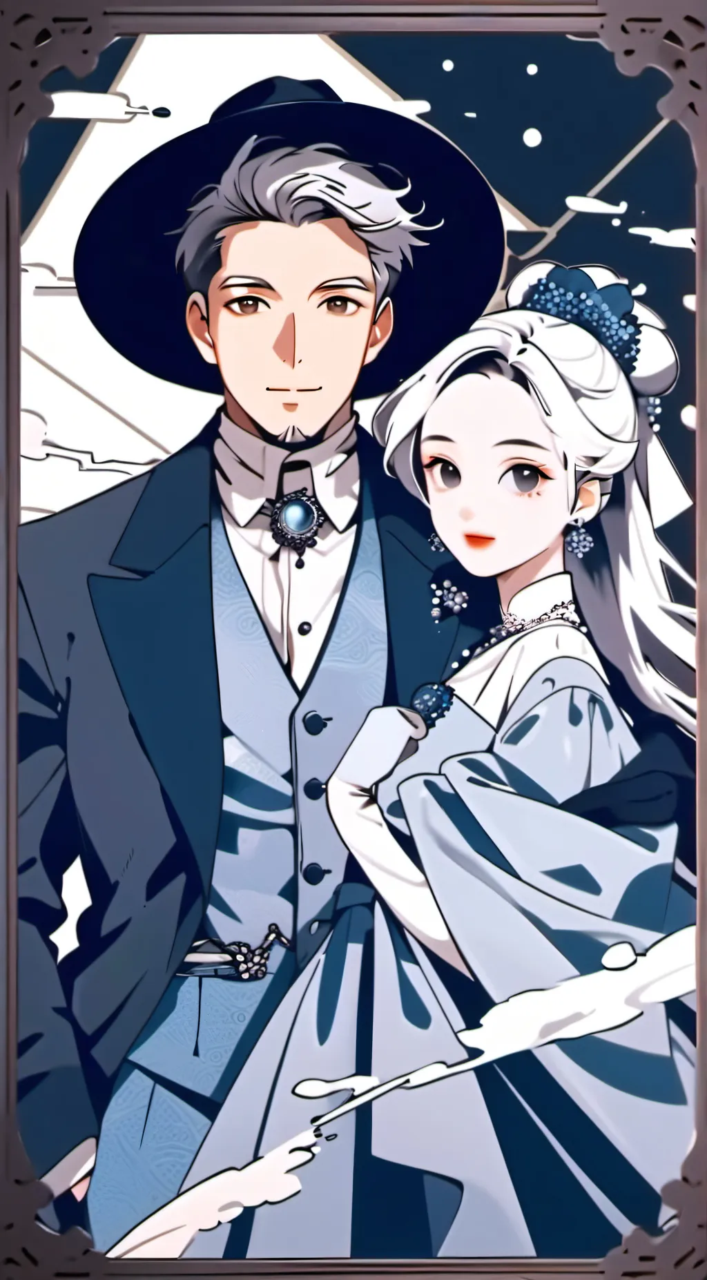 ai character: Daren and Cary  background