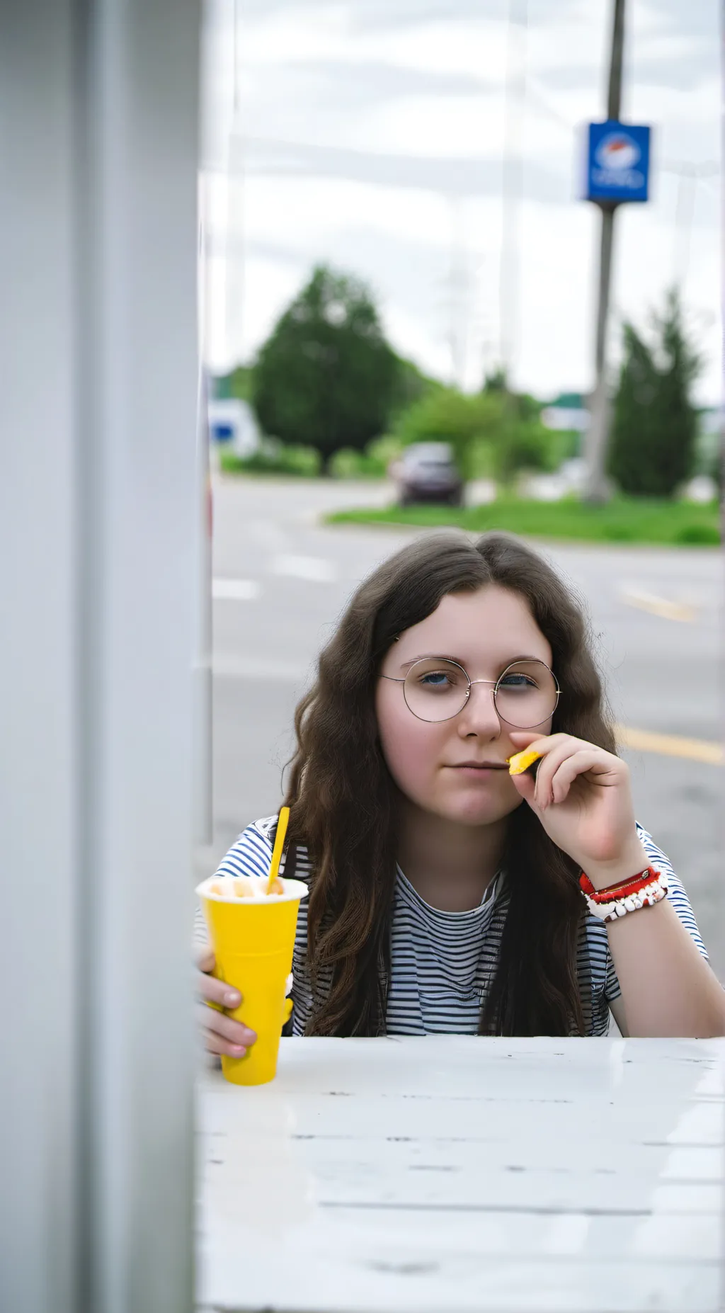 ai character: Bello background