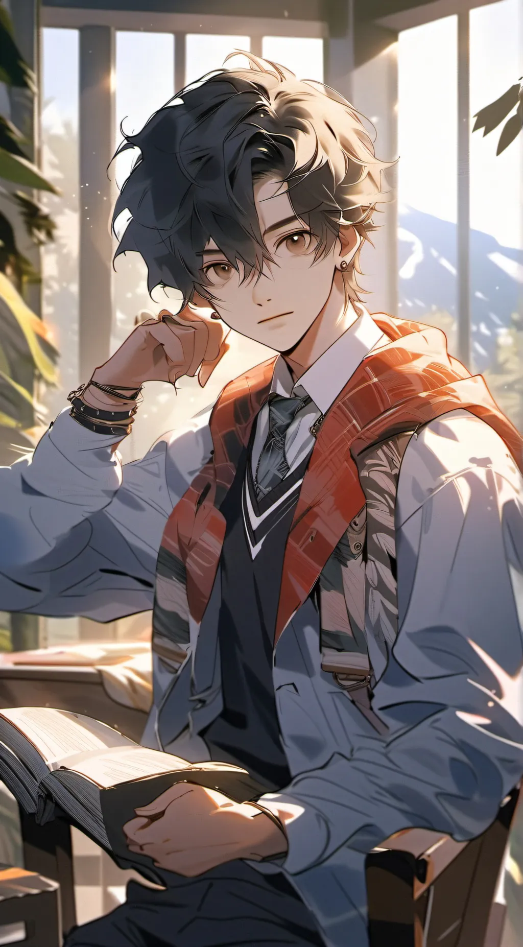 ai character: Raymond maxwell background