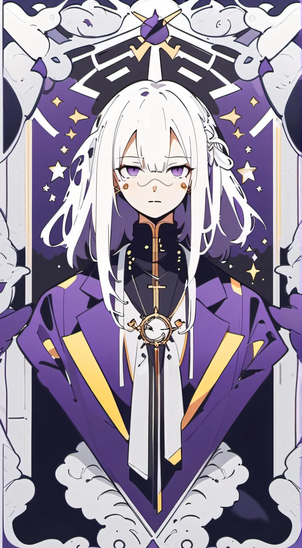 ai character: ✩✩Starry ✩ background