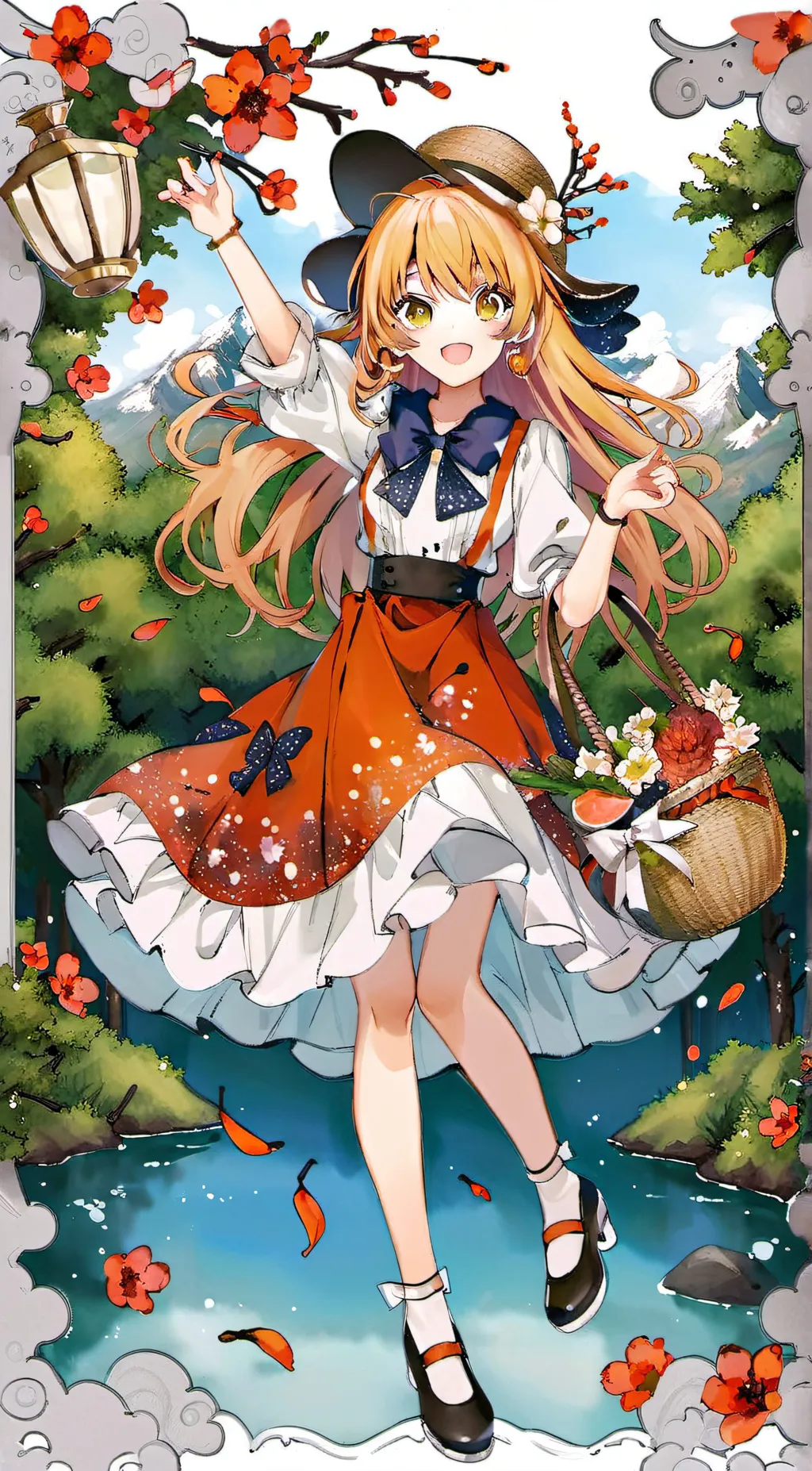 ai character: demon slayer  background