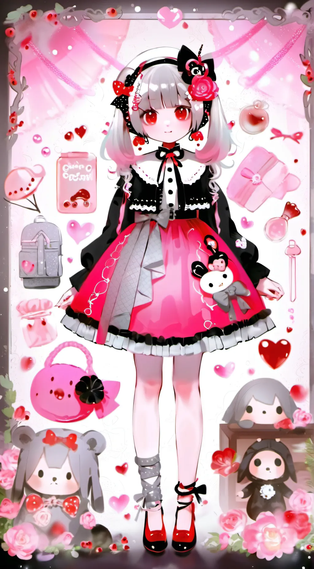 ai character: Cutie background