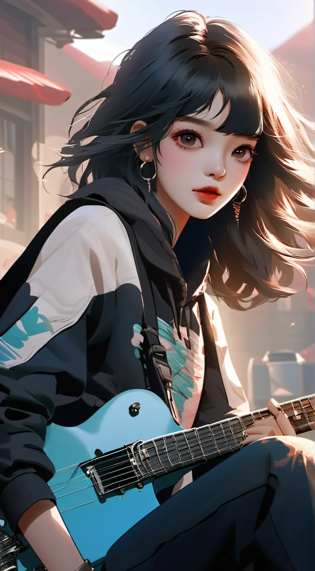 ai character: Mha in 2020 background