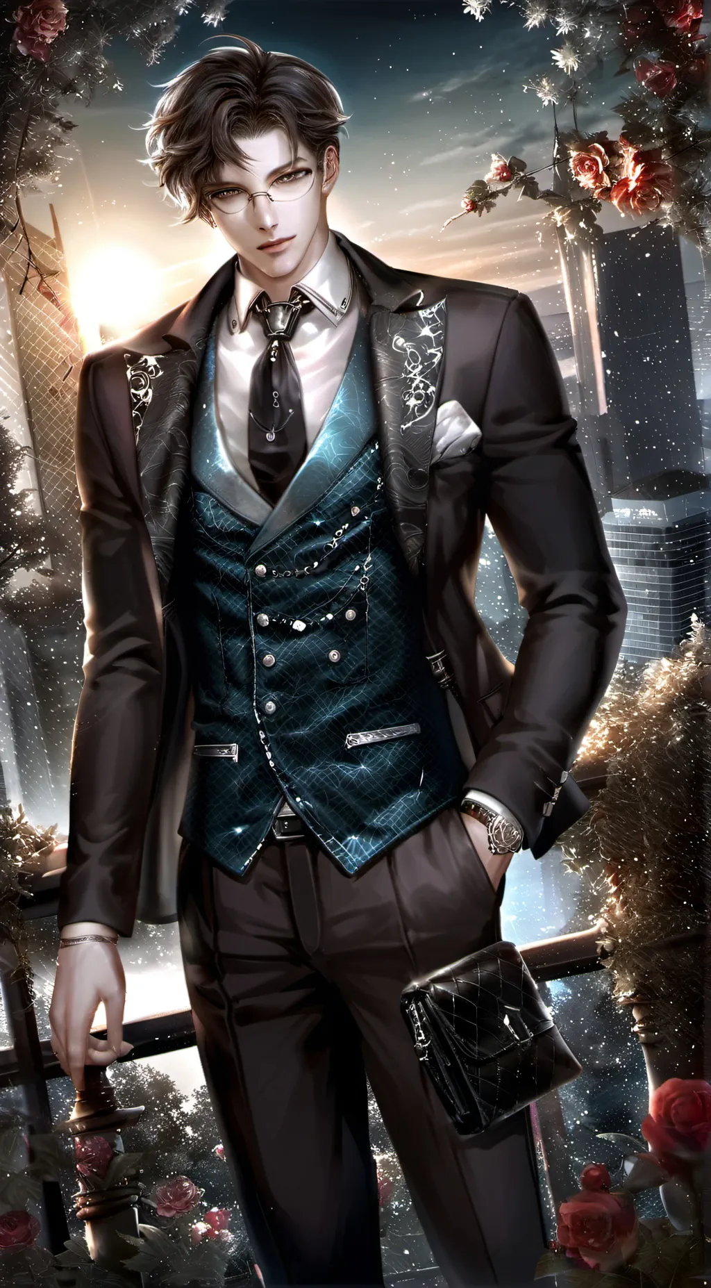 ai character: Azure  background