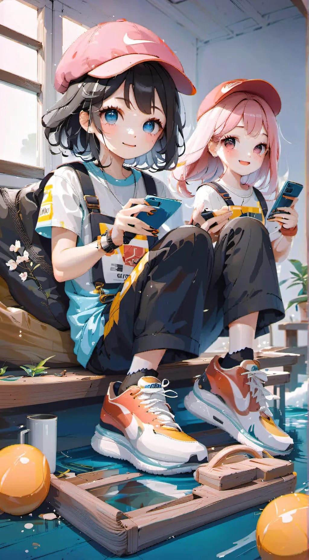 ai character: Lilly background