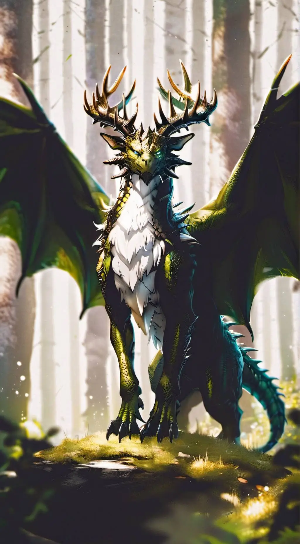 ai character: Moss (my oc) background