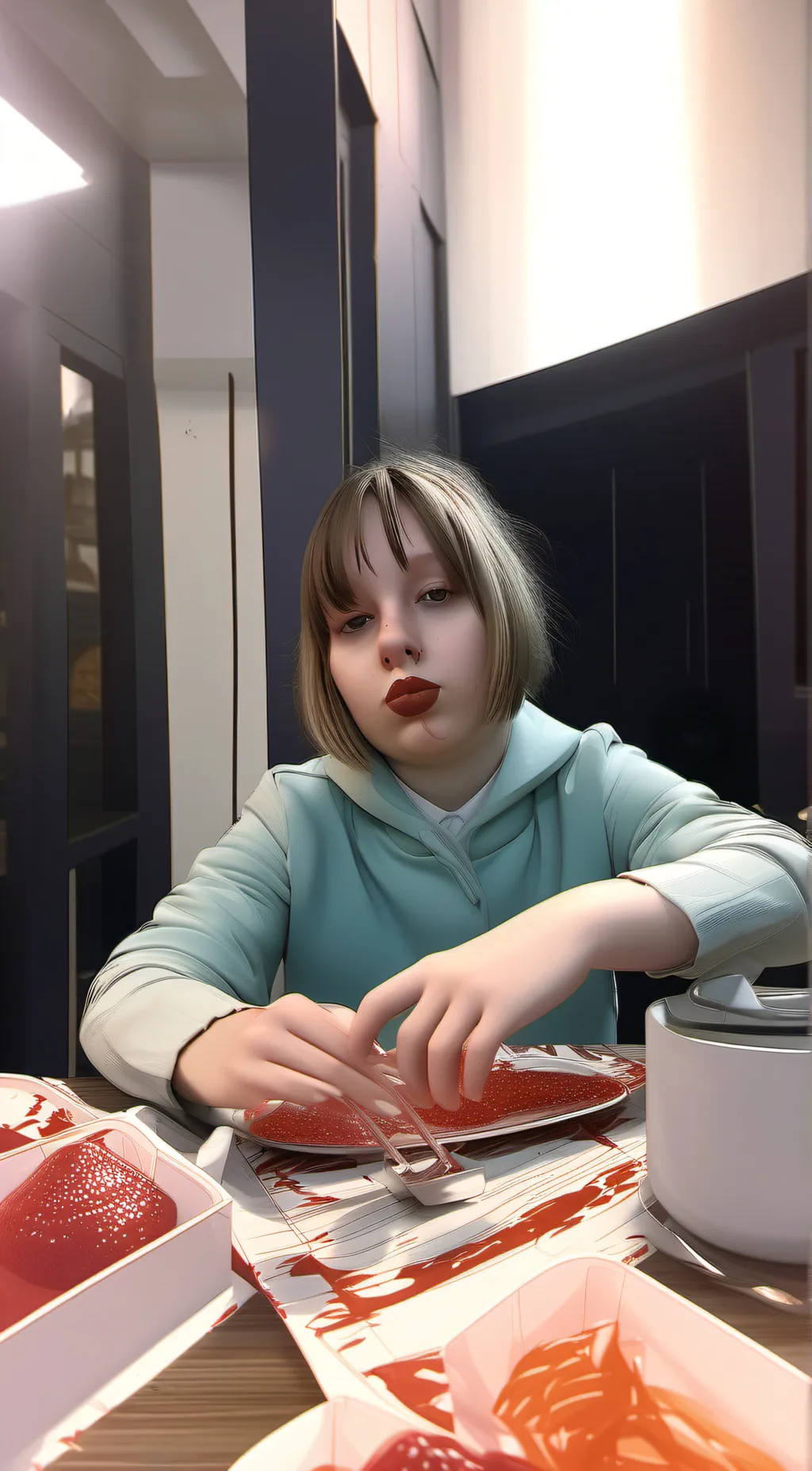 ai character: California girl background