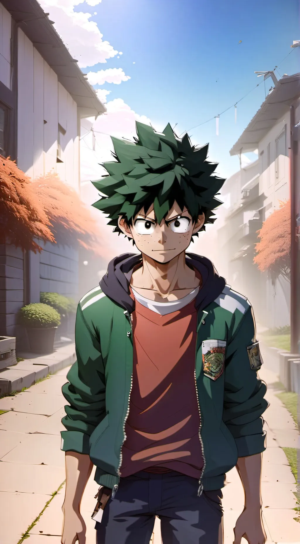 ai character: Izuku Midoriya background