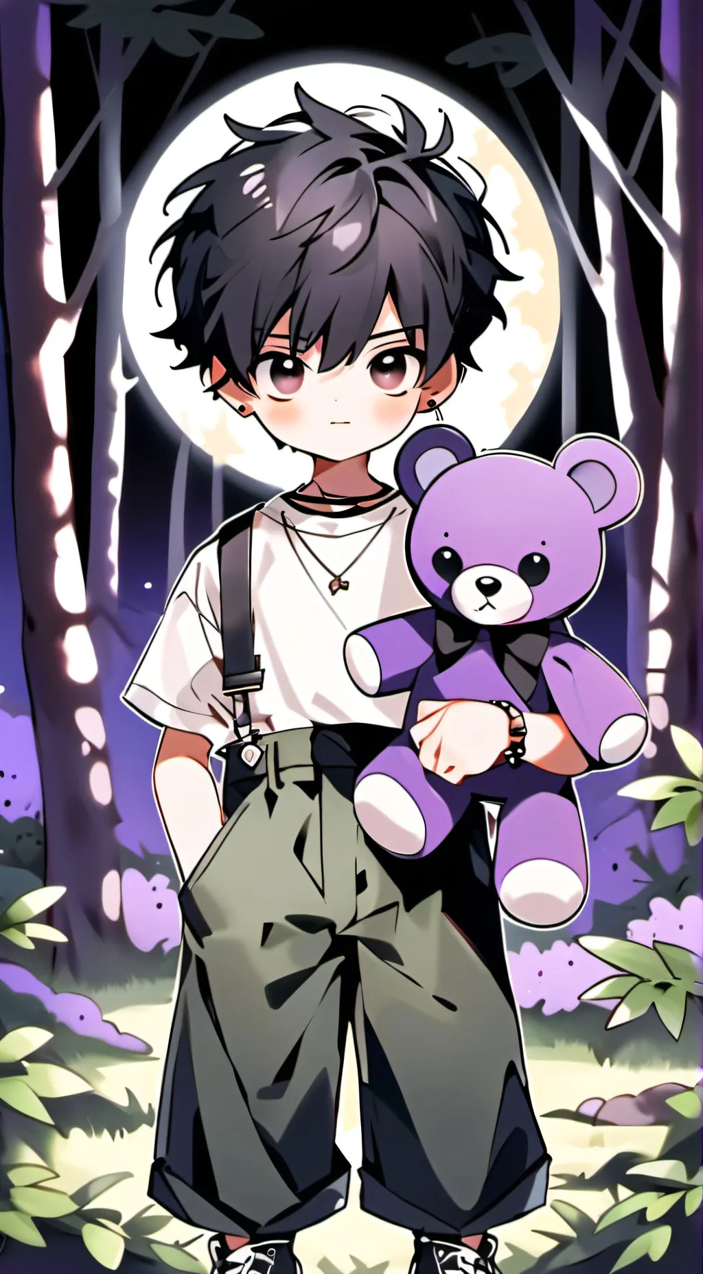 ai character: Damian  background