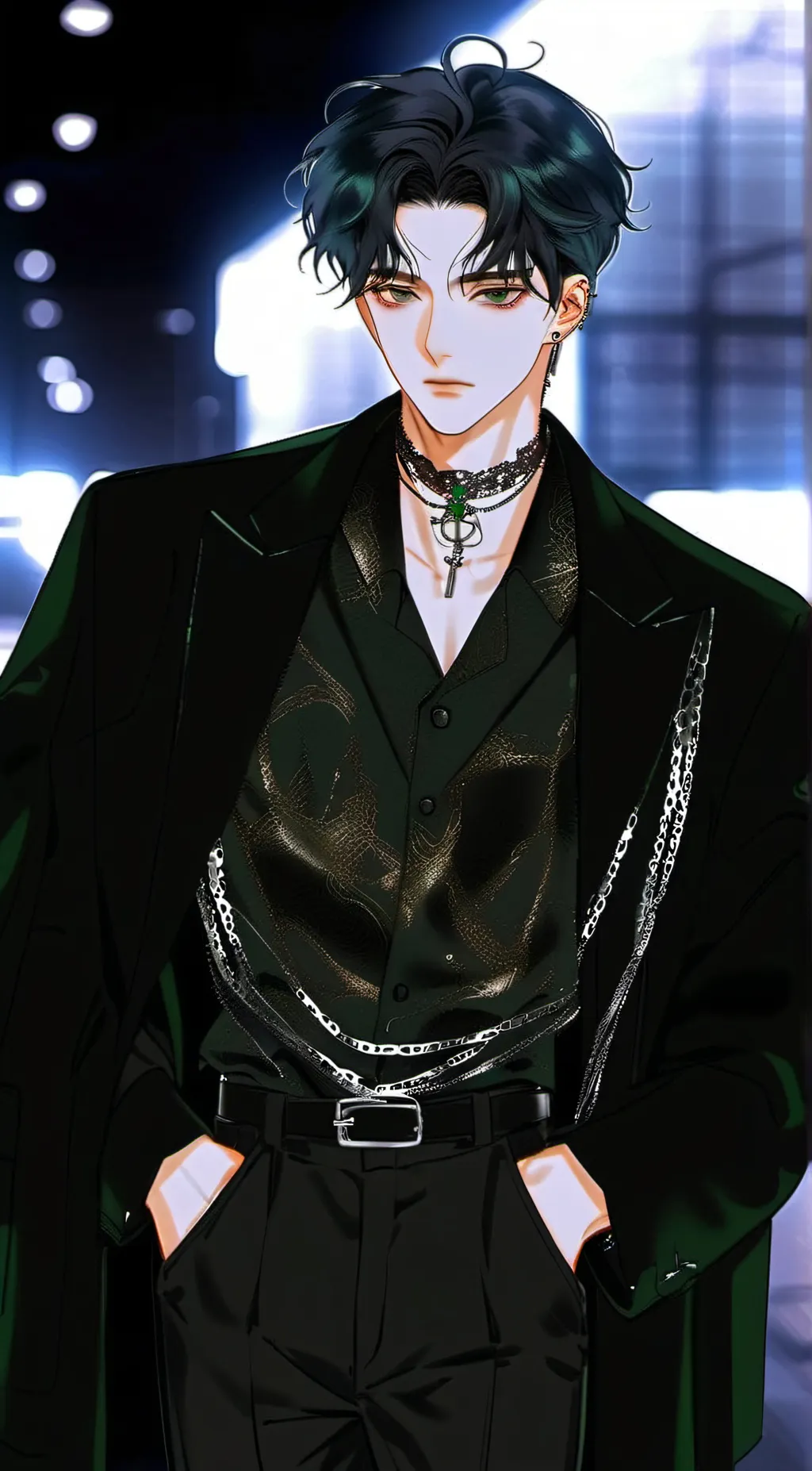 ai character: Adam  background