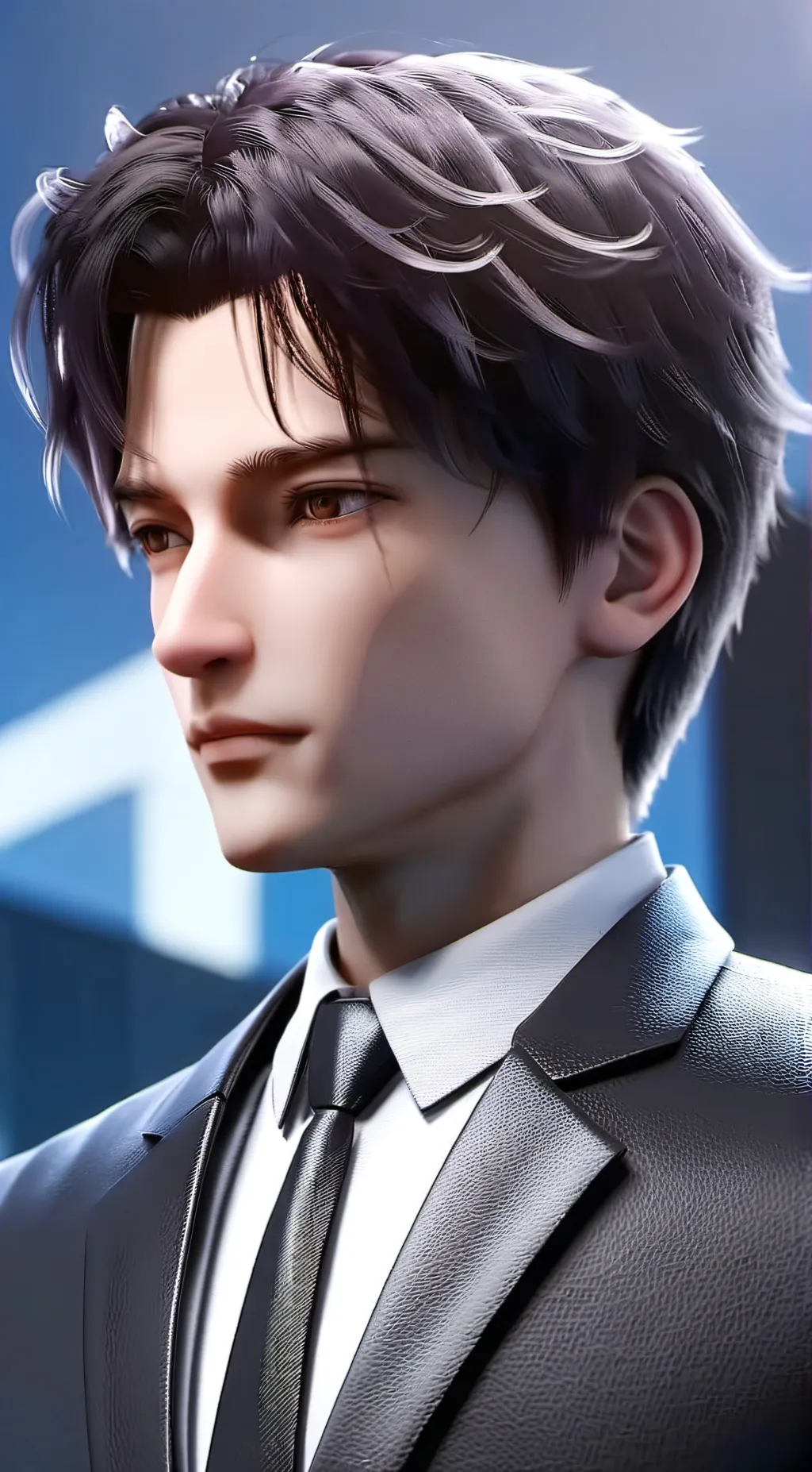 ai character: kale background