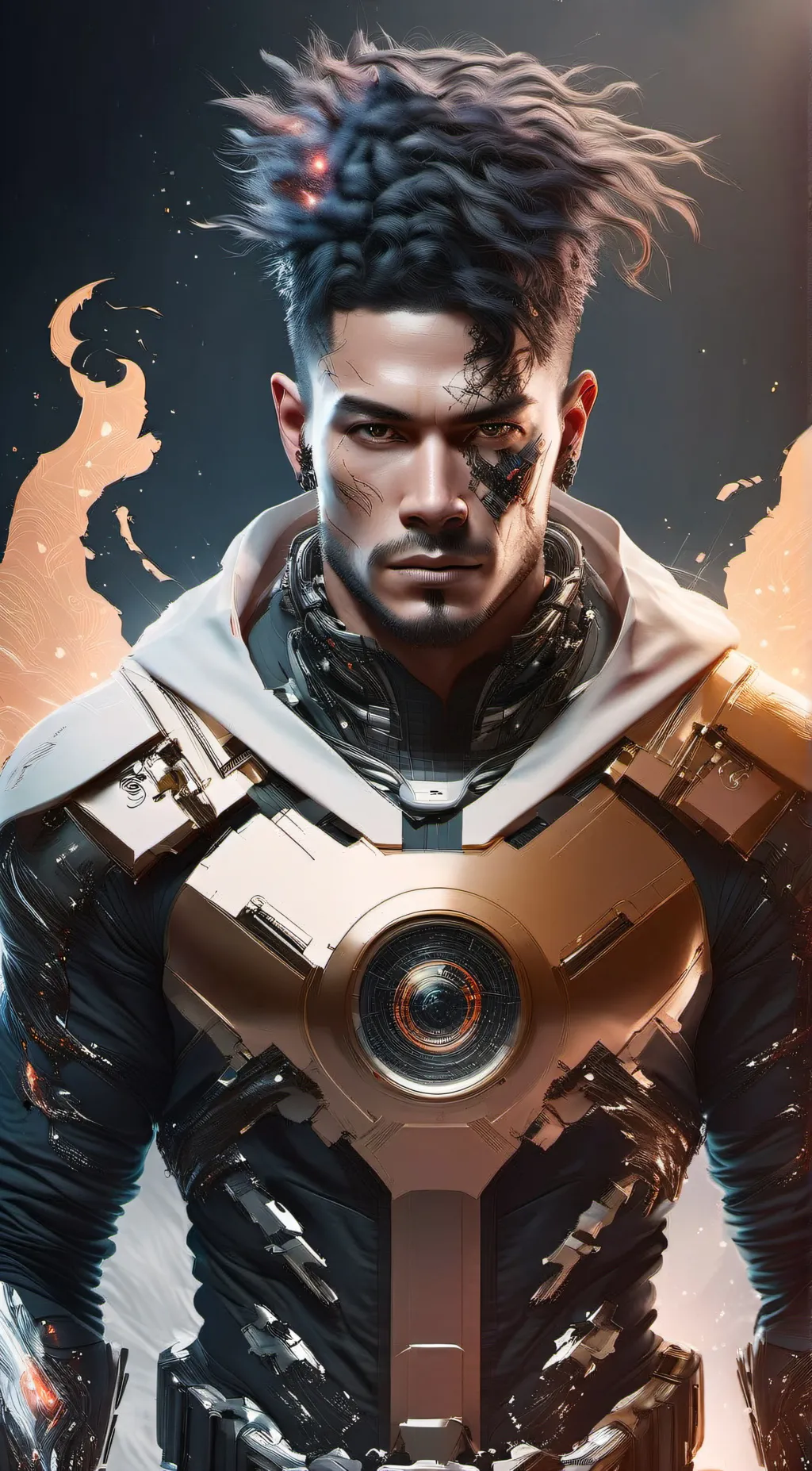 ai character: robot apocalypse  background