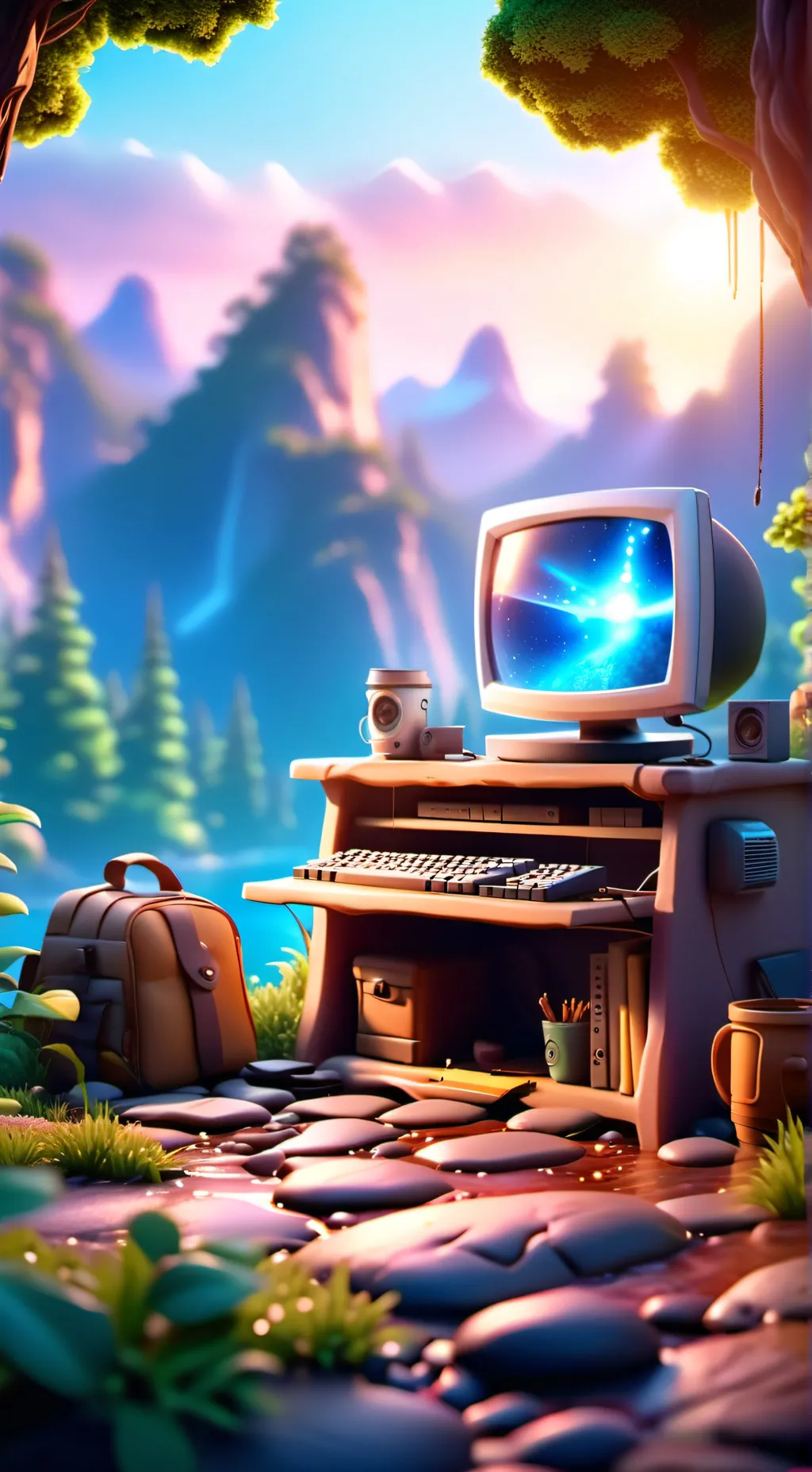 ai character: Are you a les? background