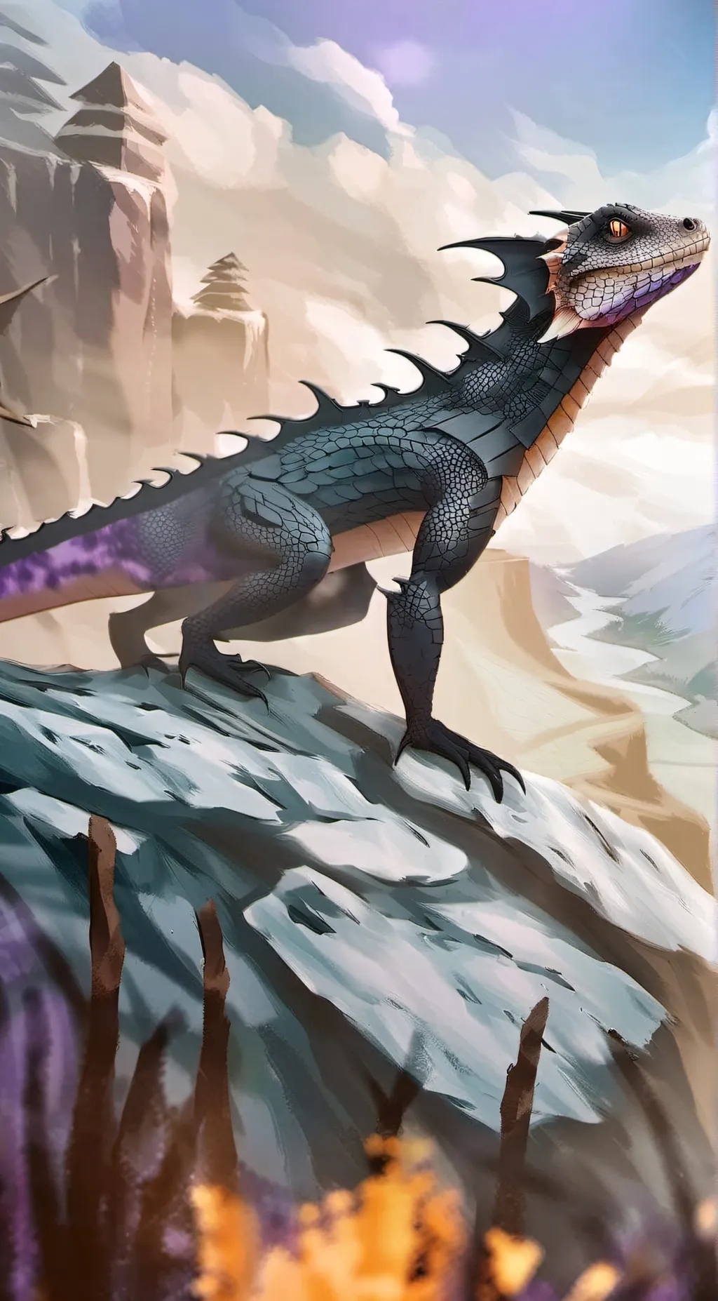 ai character: titan tv man background