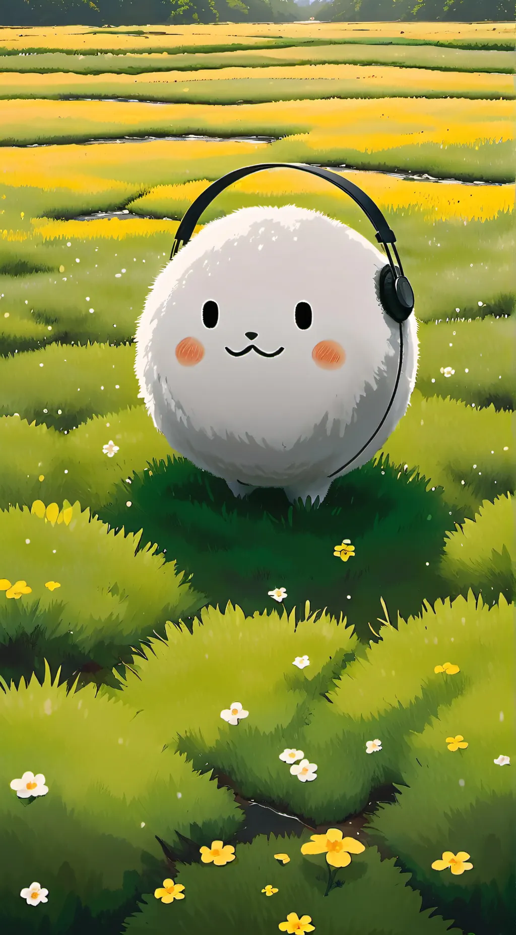 ai character: Feed background