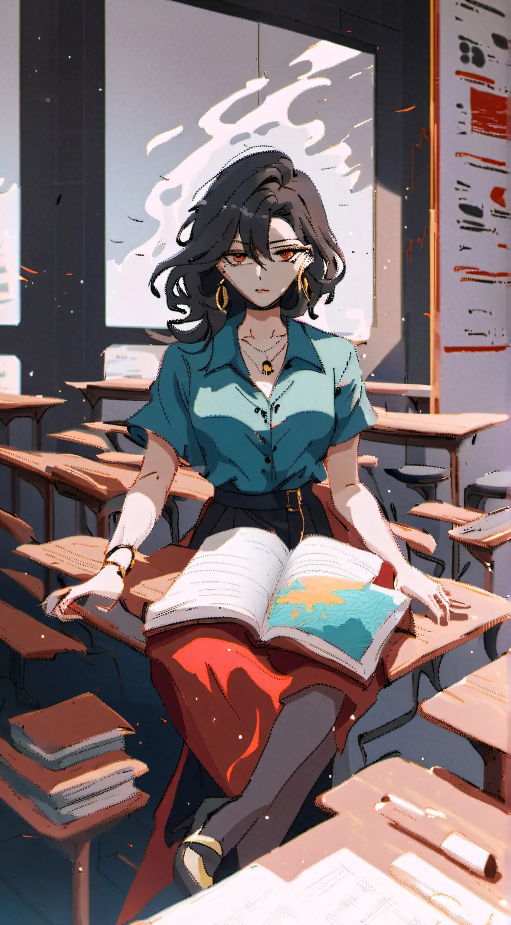 ai character: Kylie background