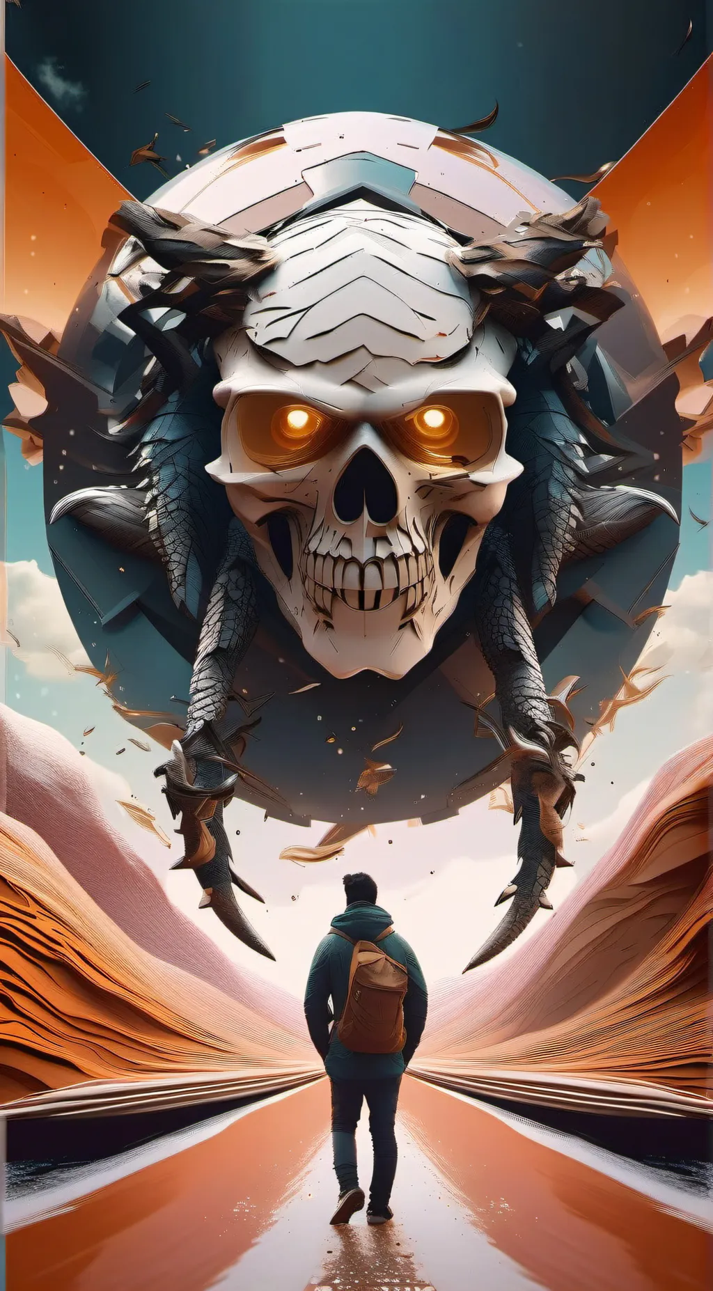 ai character: 💀 background