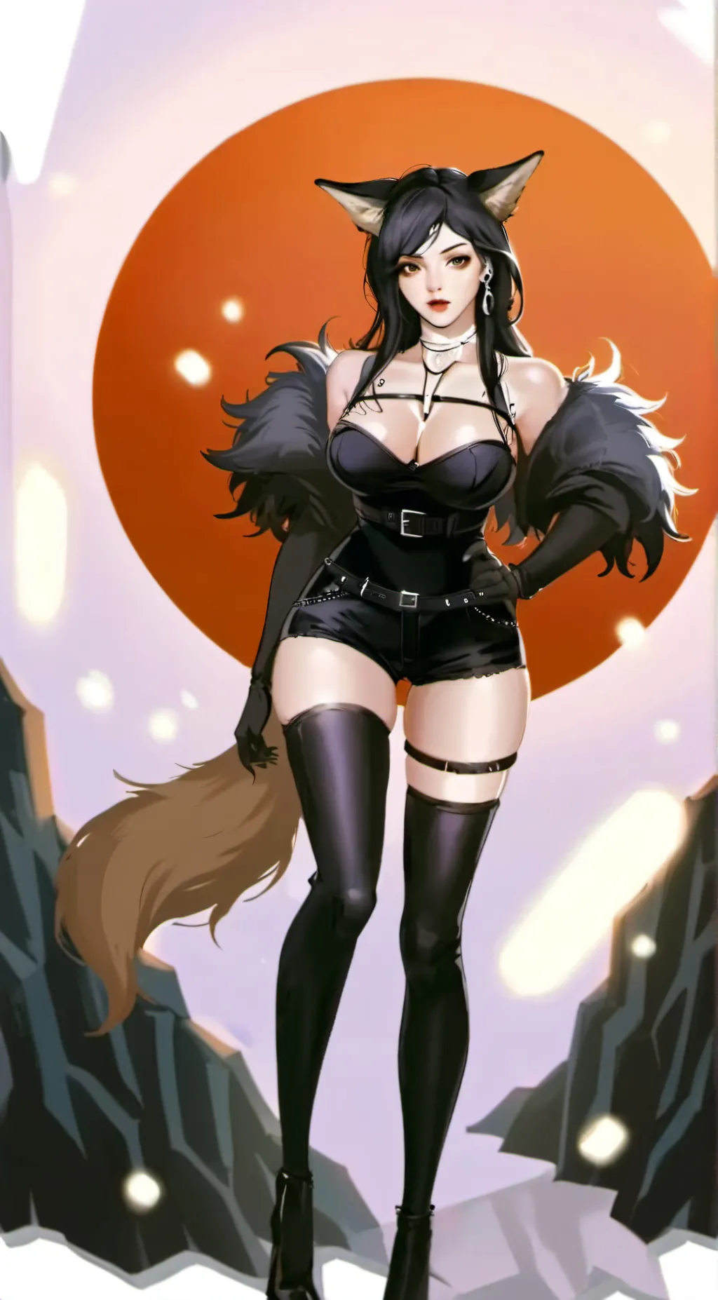 ai character: Raven background