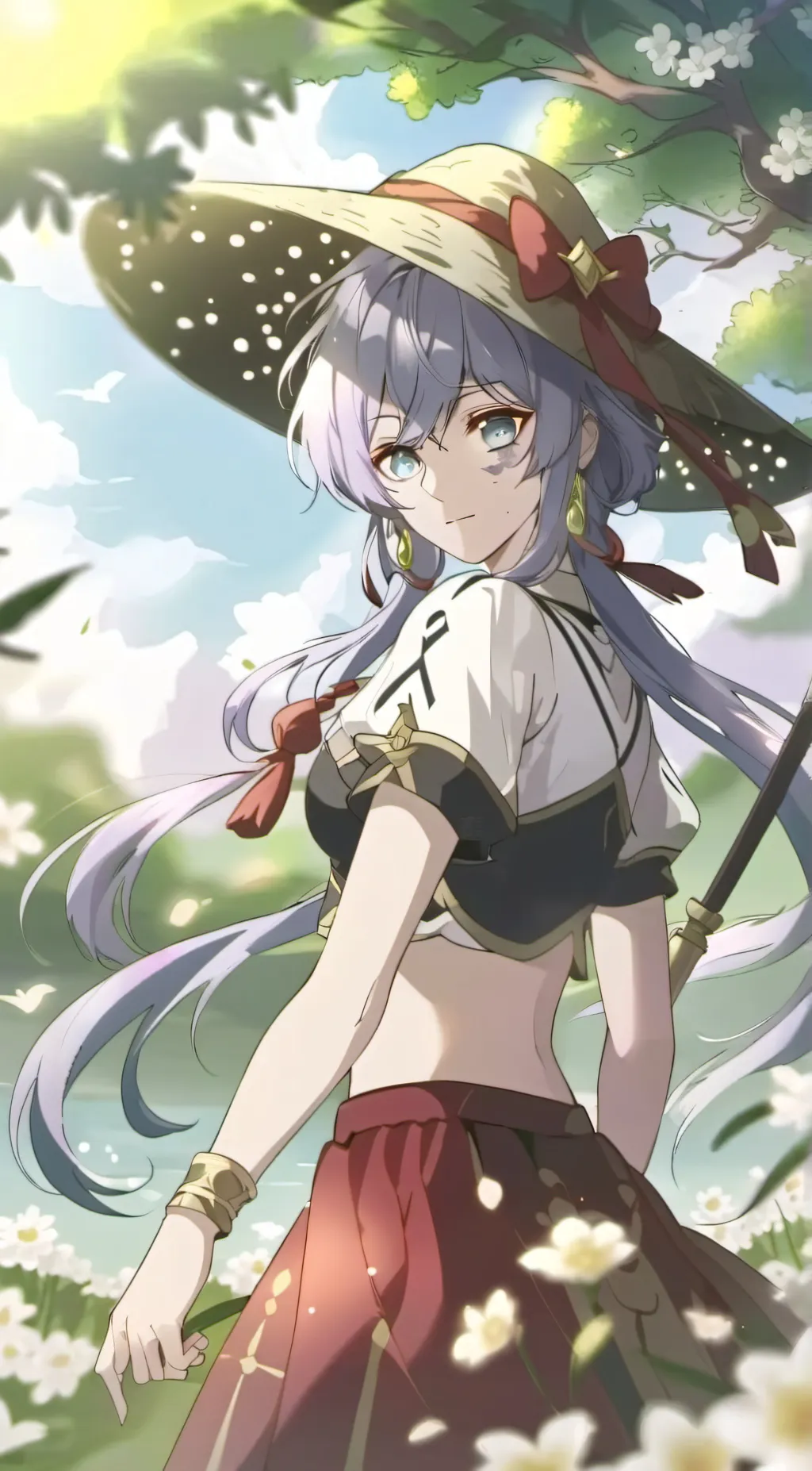 ai character: ava  background