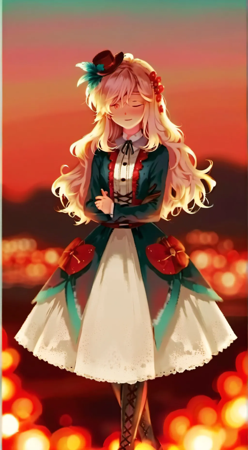 ai character: Elizabeth Afton  background