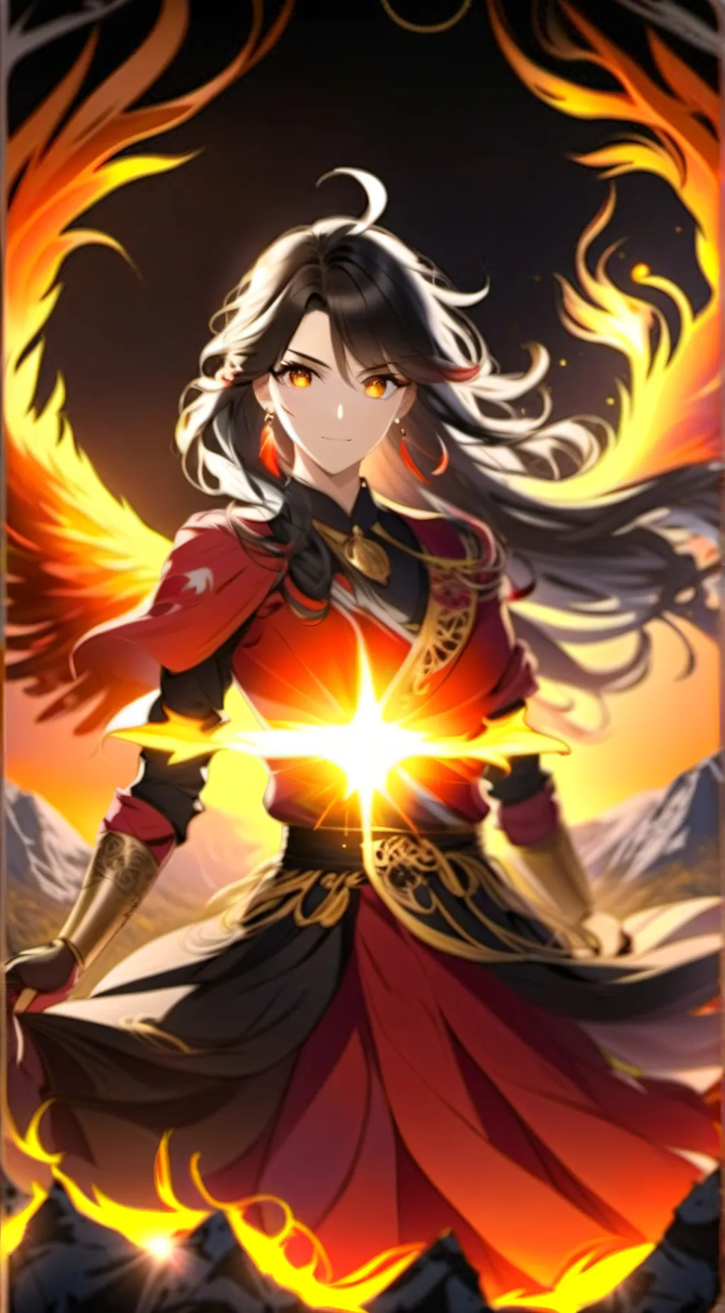 ai character: •🐦‍🔥Phoi🐦‍🔥 background