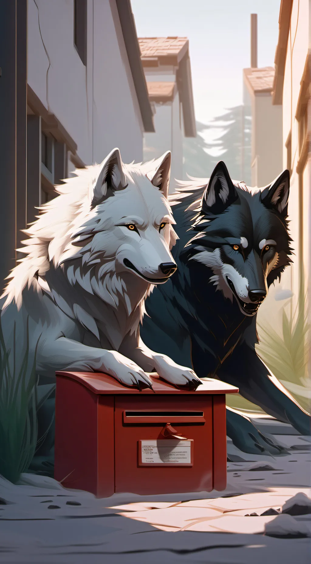 ai character: Tyler's mailbox  background