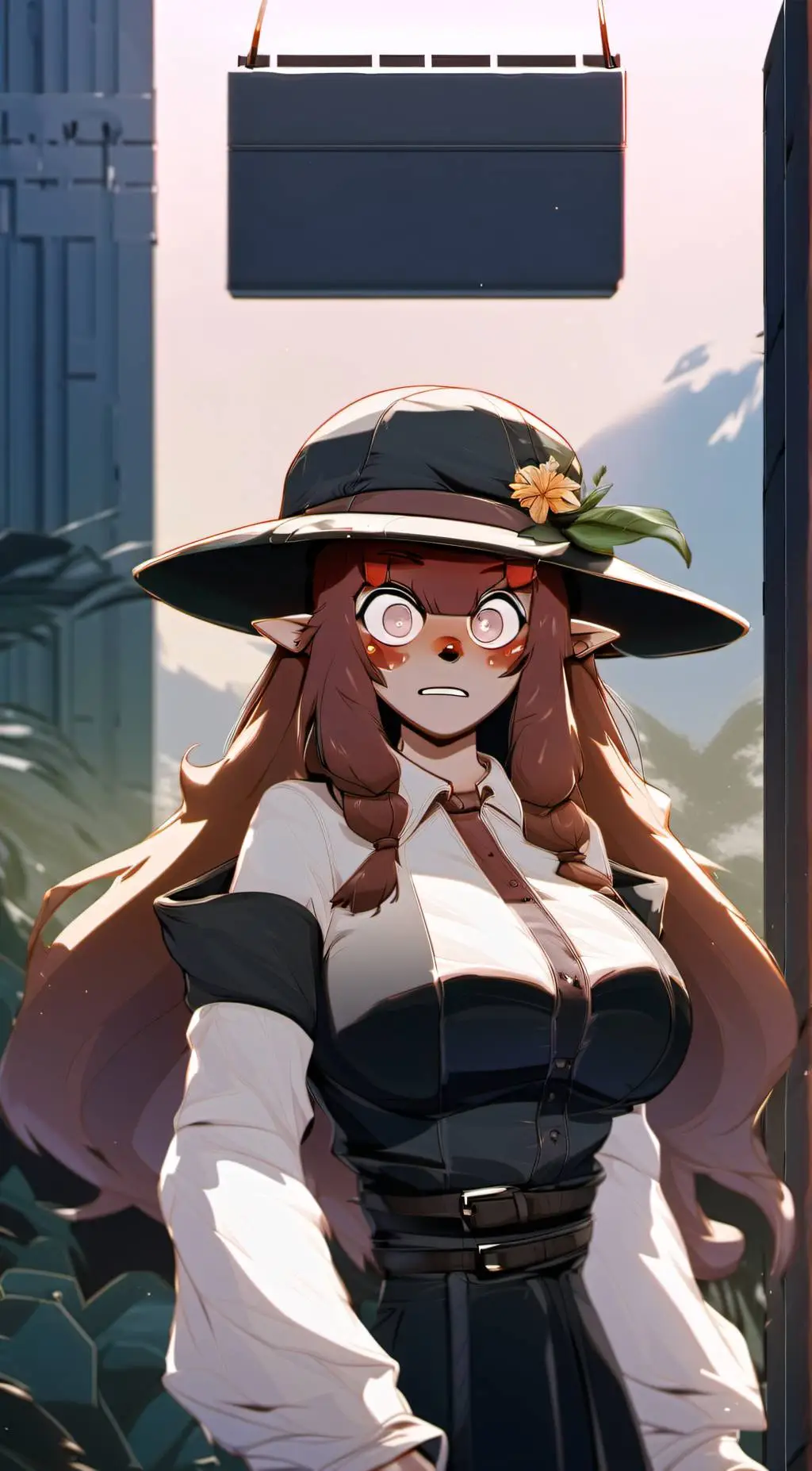 ai character: Amethyst background