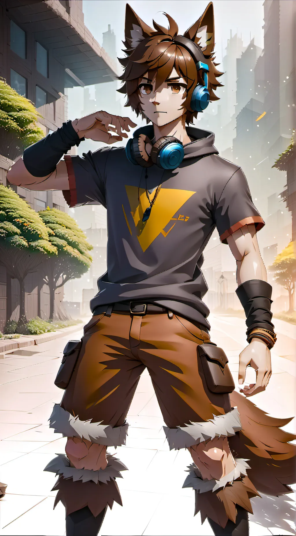 ai character: Rocky  background